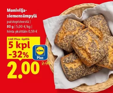Monivilja-siemensämpylä