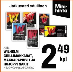 GRILLIMAKKARAT, MAKKARAPIPHIVIT JA HUJOPPI-NAKIT