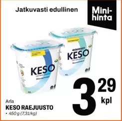 Arla - KESO RAEJUUSTO
