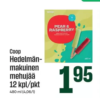 Hedelmän-makuisen mehujää