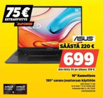 Asus - 16" Kannettava