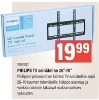 TV seinäteline 26"-70"