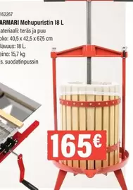 Mehuripustin 18 L