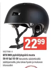GTX BMX pyöräilykyparä musta 101277998 -9