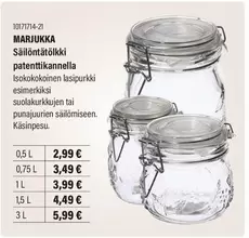 MARJUKKA Säilönttölkki patenttikannella
