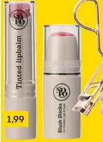 Tinted lipbalm and Blush Sticks