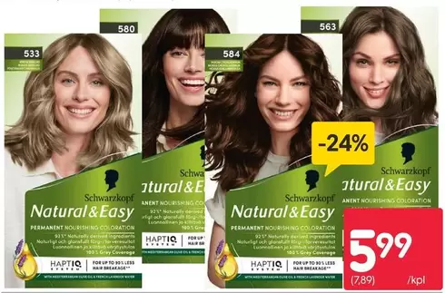 Natural & Easy Permanent Hair Colouring