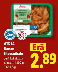 Kanan fileesuikale aurinkokuivattu tomaatti