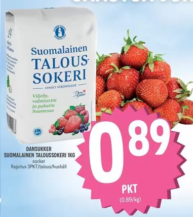 TALOUS SOKERI