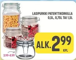 LASIPURKKI PATENTTIKORRILLA