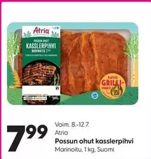 Possun ohut kasslerpihvi