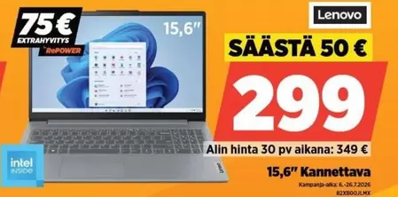 Intel - 15,6" Kannettava
