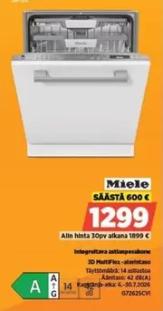 Miele - Astianpesukone
