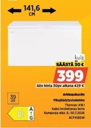 Arkku pakastin KCF418DW