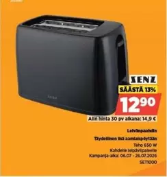 Leivänpaahdin SET1000