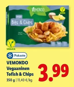 Vegaaninen Tofish & Chips