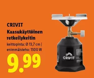 Kaasukäyttöinen retkeilykeitin