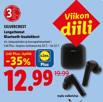 Langattomat Bluetooth-kuulokkeet