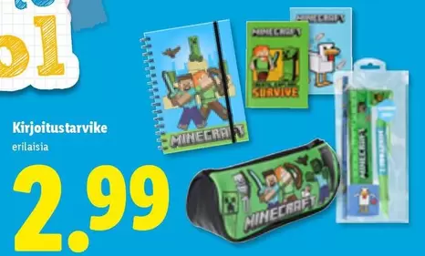Kirjoitustarvikkeita