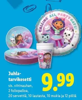Juhla-tarvikesetti