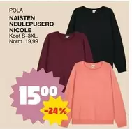 NAISTEN NEULEPUSERO NICOLE