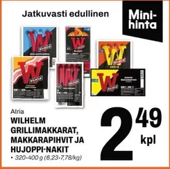 GRILLIMAKKARAT, MAKKARAPIPVIT JA HUJOPPI-NAKIT