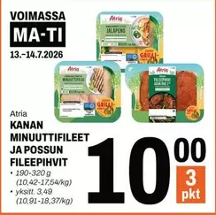 KANAN MINUUTTIFILEET JA POSSUN FILEPIHVIT