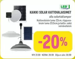KA
KKI SOLAR KATTOVALAISIMET