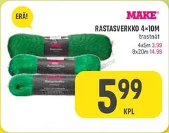 RASTASVERKKO 4x10M