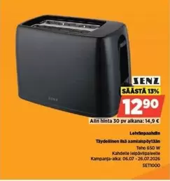 Leivänpaahdin SET1000