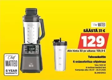 Tehosekoitin