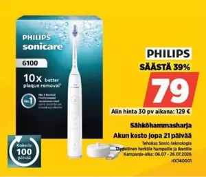 Sähköhammasharja 6100