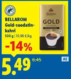 Gold-suodatin-kahvi