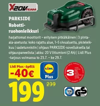 Robotti-ruohonleikkuri