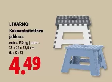 Kokoontaitettava jakkara