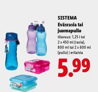 Eväsrasia tai juomapullo