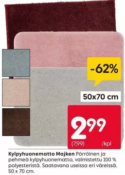 Kylpyhuonematto Majken Pörröinen