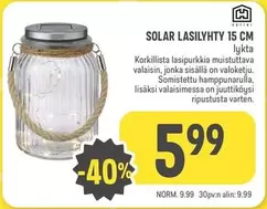 SOLAR LASILYHTY 15 CM
