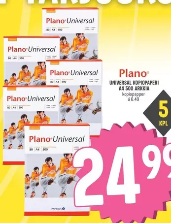 UNIVERSAL KOPIOPAPER A4 500 ARKKIA