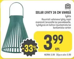 SOLAR LYHTY 24 CM