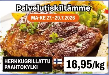 HERKKUGRILLATTU PAAHTOKYLKI