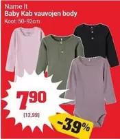 Baby Kab vauvojen body
