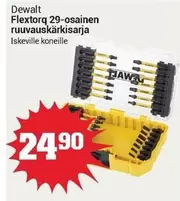 Dewalt - Flextorq 29-osainen ruuvauskärkisarja