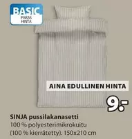 SINJA pussilakanasetti