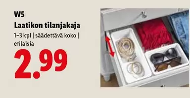 Laatikon tilanjakaja