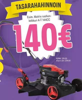 Matrix ruohonleikkuri 4-T 144CC