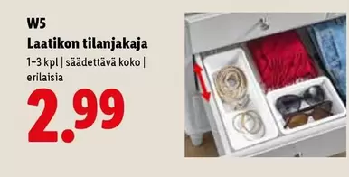 Laatikon tilanjakaja