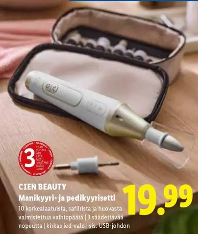 Manikyyri- ja pedikyyrisetti