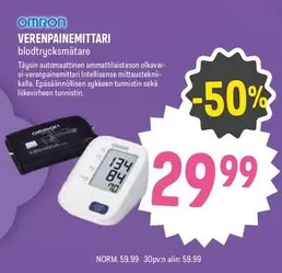 Omron - VERENPAINEMITTARI Blodtrycksmätare