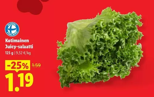 Juicy-salaatti